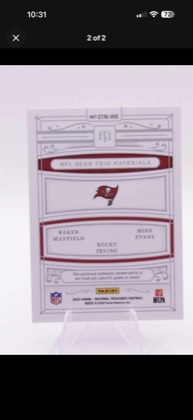 Baker Mayfield, Mike Evans, Bucky Irving, graded 9.0
