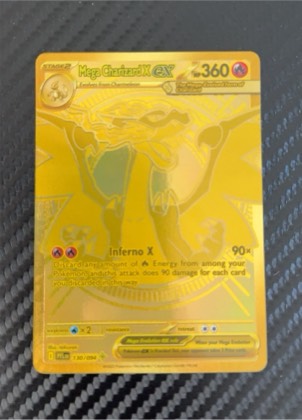 Mega Charizard X ex, graded 9.0