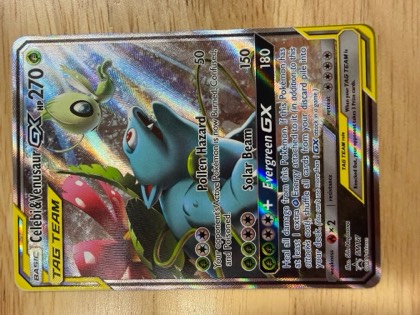 Celebi & Venusaur GX - SM167 graded 9