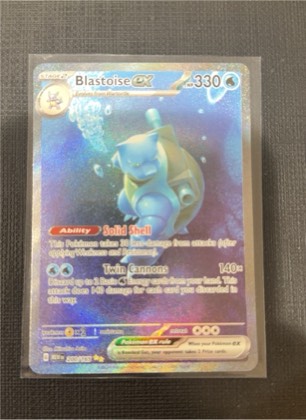 Blastoise ex, graded 7.5