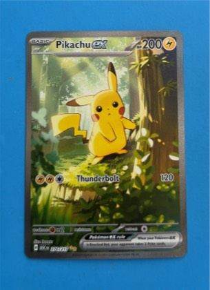 Pikachu ex, graded 5.5