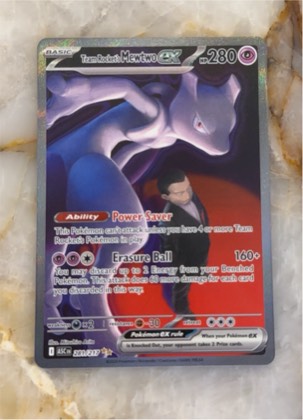 Team Rocket's Mewtwo ex, graded 9.5