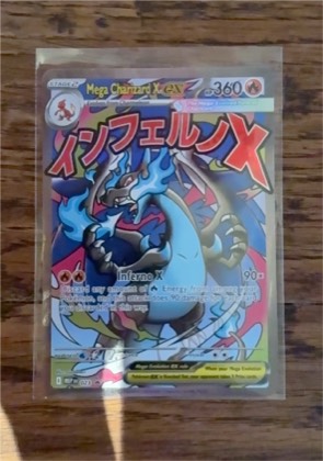 Mega Charizard X ex - 023, graded 9.0