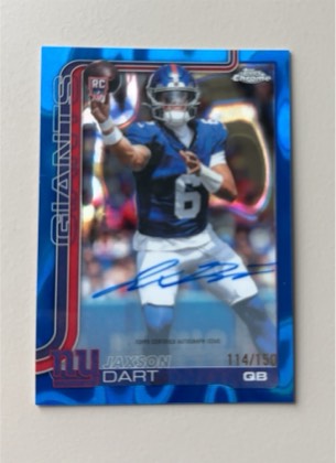Jaxson Dart graded 8