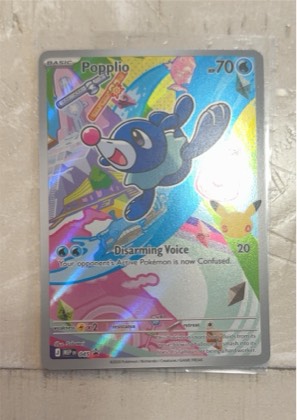 Popplio - 045, graded 9.5