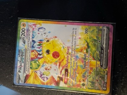 Pikachu ex, graded 7.5