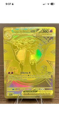 Mega Charizard X graded 6 & below