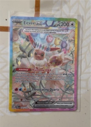 Eevee ex, graded 8.5
