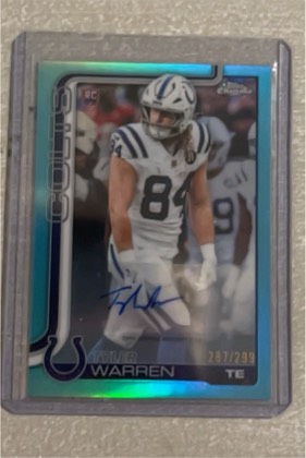 Tyler Warren graded 8.5