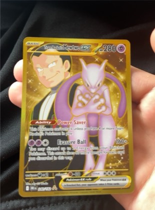 Team Rocket's Mewtwo ex, graded 9.0