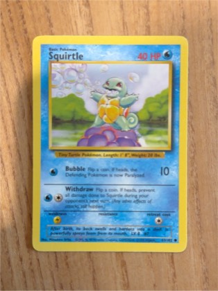 Squirtle, graded 6.0