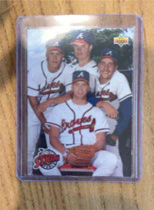 Greg Maddux / Steve Avery / John Smoltz / Tom Glavine, graded 6.5