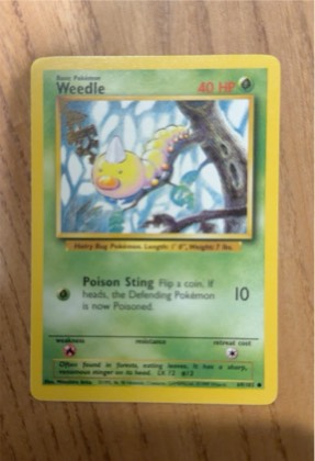 Weedle, graded 7.5
