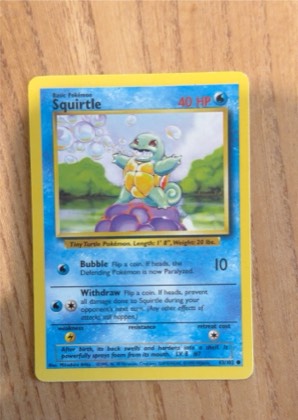 Squirtle, graded 7.5