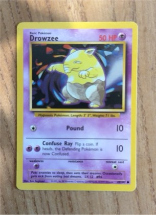 Drowzee, graded 7.5