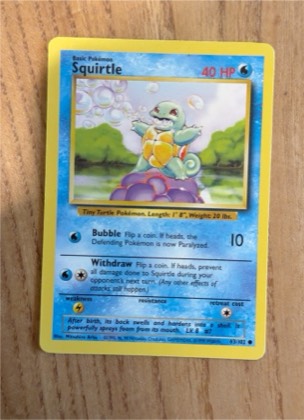Squirtle, graded 8.0