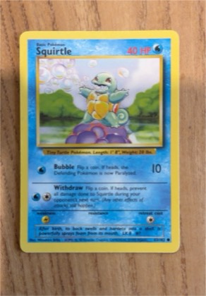 Squirtle, graded 8.0