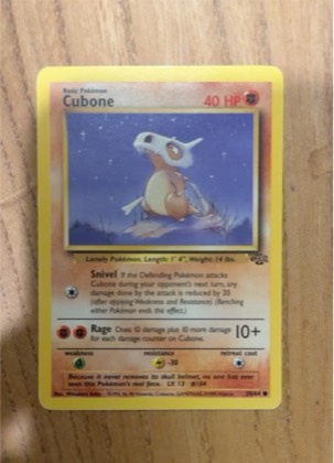Cubone, graded 7.5