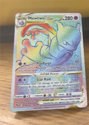 Mewtwo VSTAR, graded 8.5