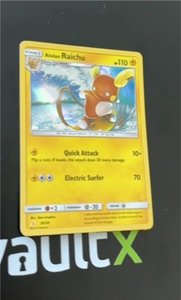 Alolan Raichu, graded 9.0