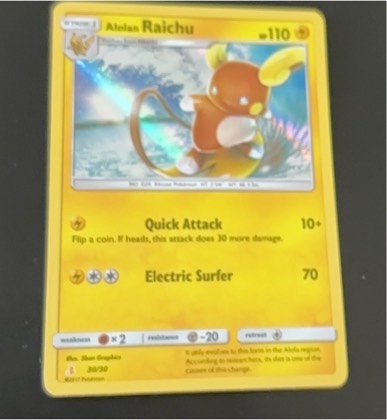 Alolan Raichu, graded 9.5