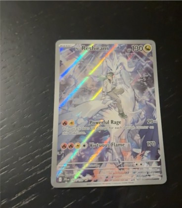N's Reshiram, graded 9.5