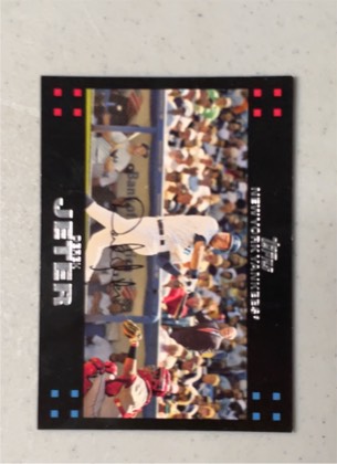 Derek Jeter, graded 7.5