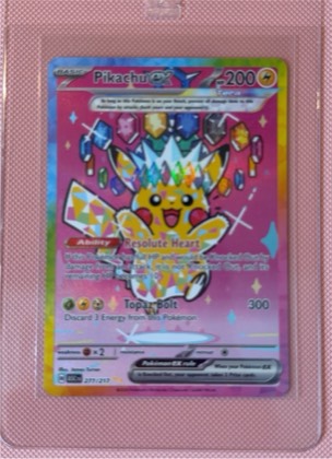 Pikachu ex graded 8.5