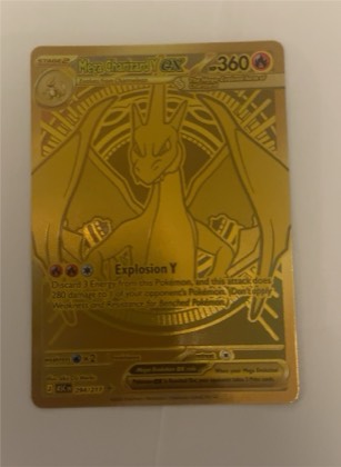 Mega Charizard Y ex, graded 2.5