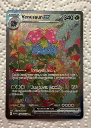 Venusaur ex graded 9