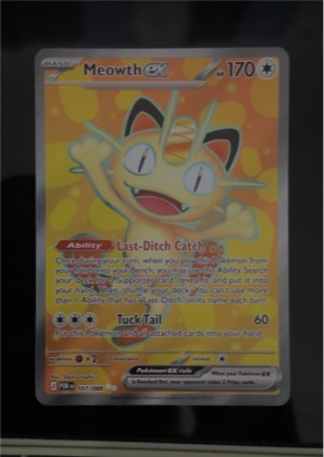 Meowth ex, graded 3.0