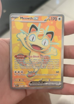 Meowth ex, graded 9.0
