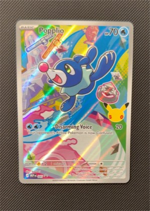 Popplio - 045, graded 9.5