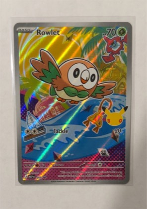 Rowlet - 043, graded 9.5