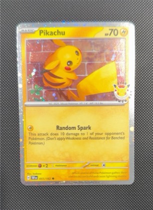 Pikachu - 051/162 (Cosmo Holo), graded 10.0