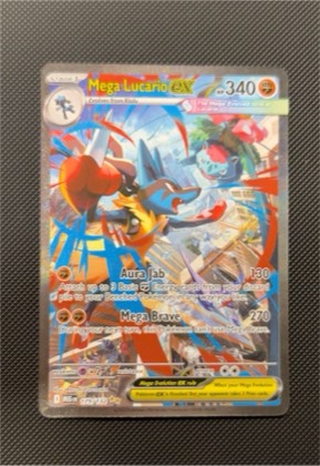 Mega Lucario ex, graded 9.5