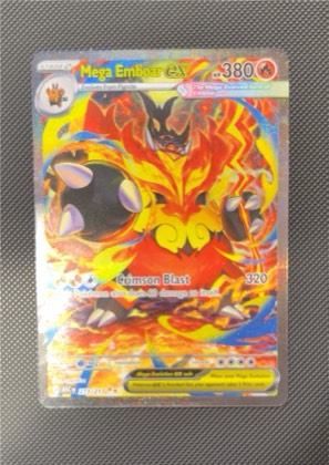 Mega Emboar ex, graded 9.5