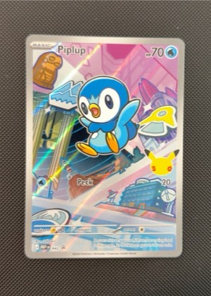 Piplup - 042, graded 9.5