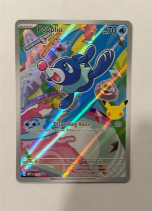 Popplio - 045, graded 9.5