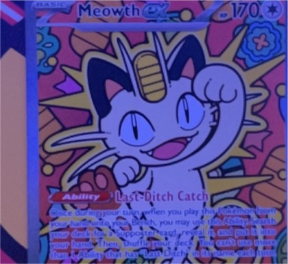 Meowth ex, graded 9.0