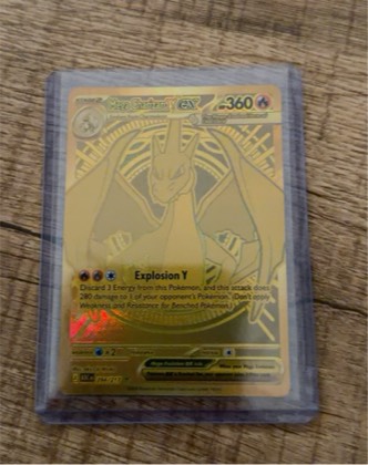 Mega Charizard Y ex, graded 3.5