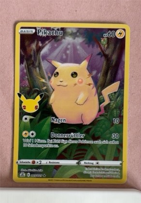 Pikachu, graded 9.0