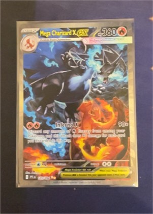 Mega Charizard X ex, graded 7.5