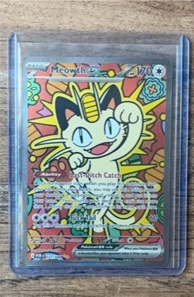 Meowth ex, graded 9.0