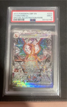 Charizard ex, graded 9.5