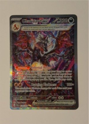 Charizard ex, graded 9.5