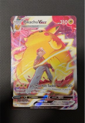 Pikachu VMAX graded 6 & below