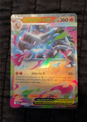 Mega Charizard X ex graded 8.5