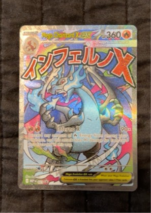 Mega Charizard X ex - 023 graded 8