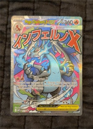Mega Charizard X ex - 023, graded 9.0